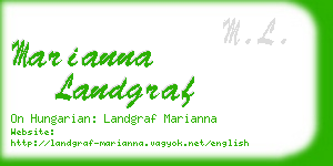 marianna landgraf business card